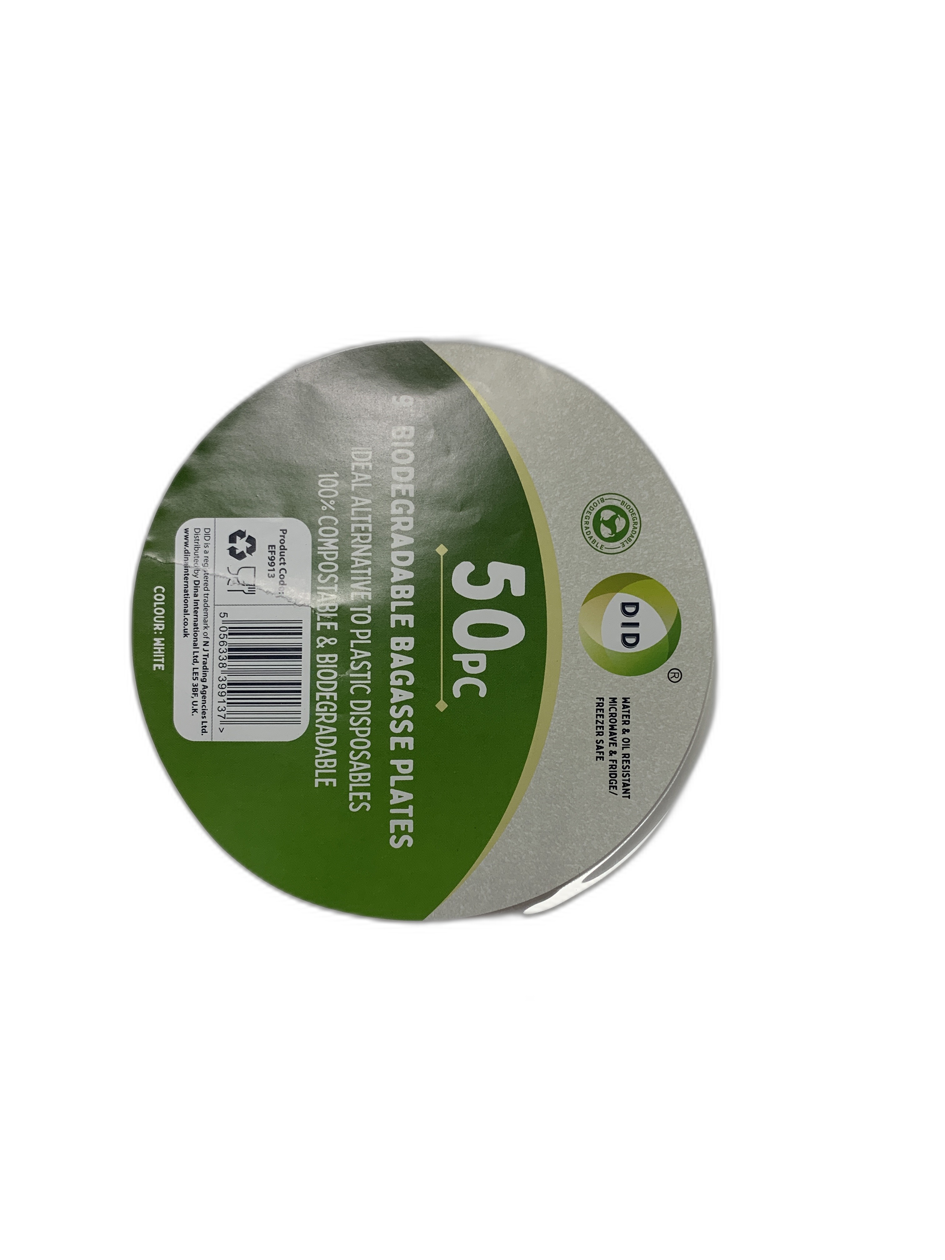 CaterGold Disposable Oval Plastic Plate 9"x12" (8-pack)