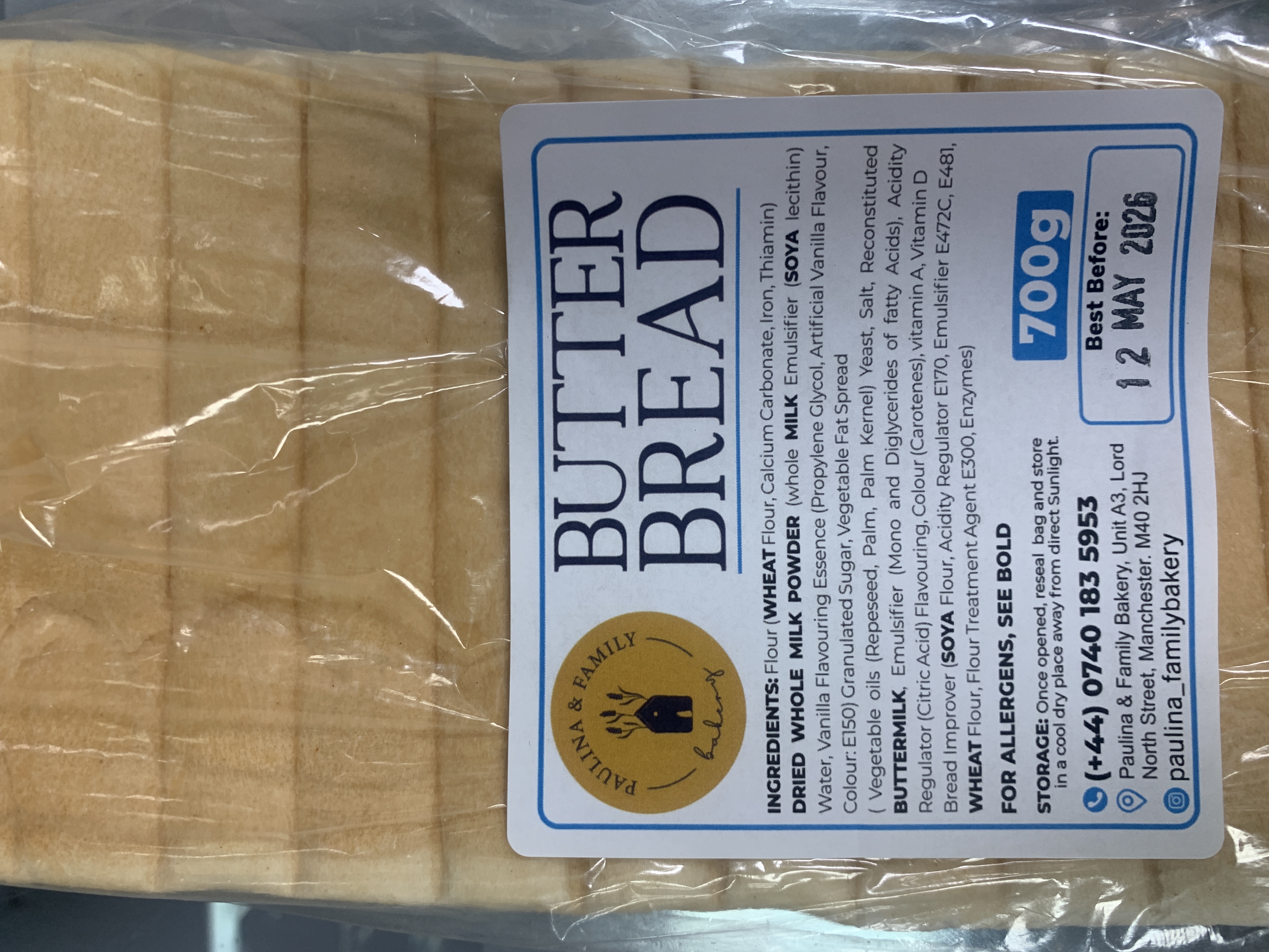 Crown Bakery Okin Bread 800g (Halal)