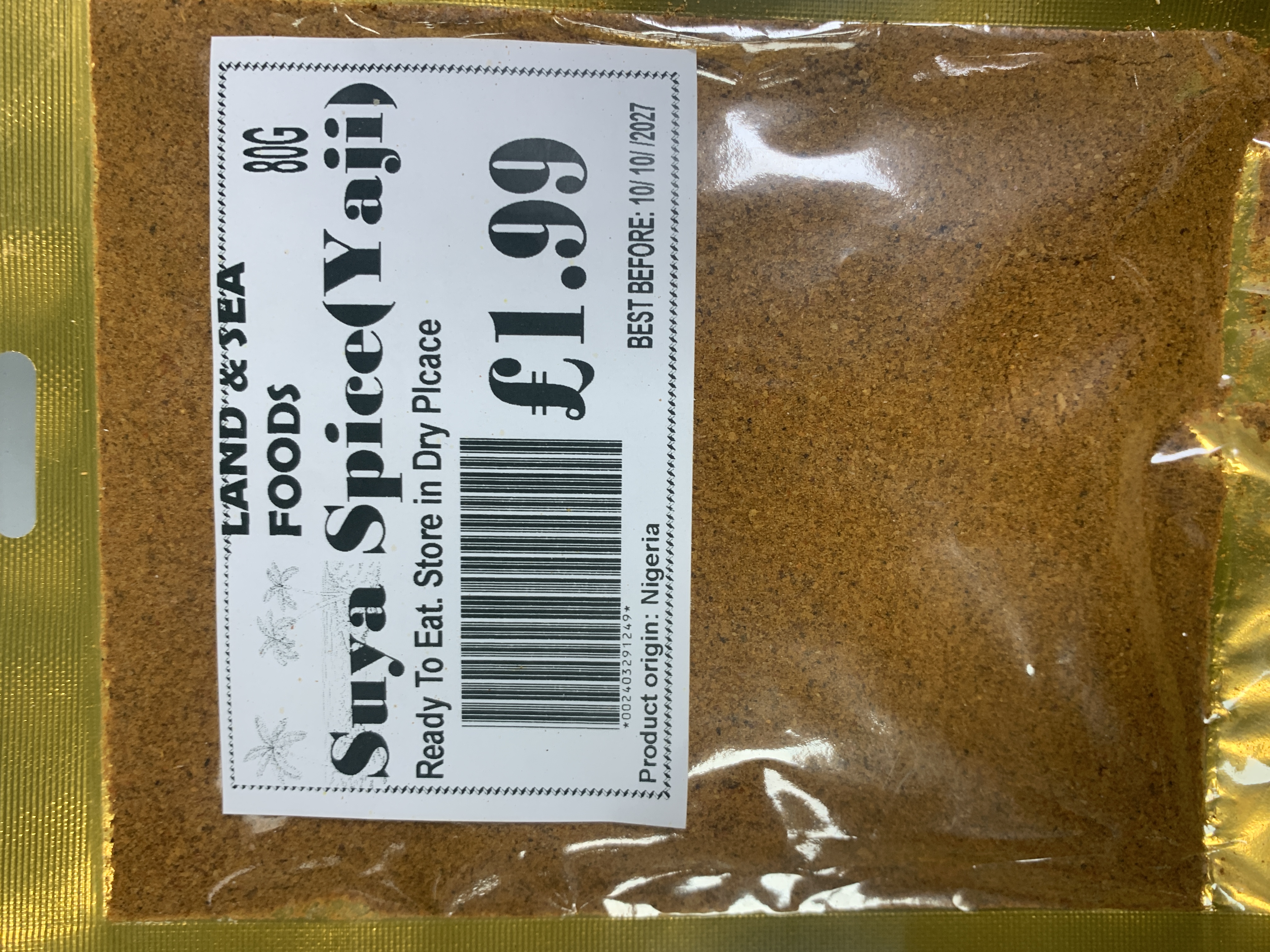 Land & Sea Cameroon Pepper 70g
