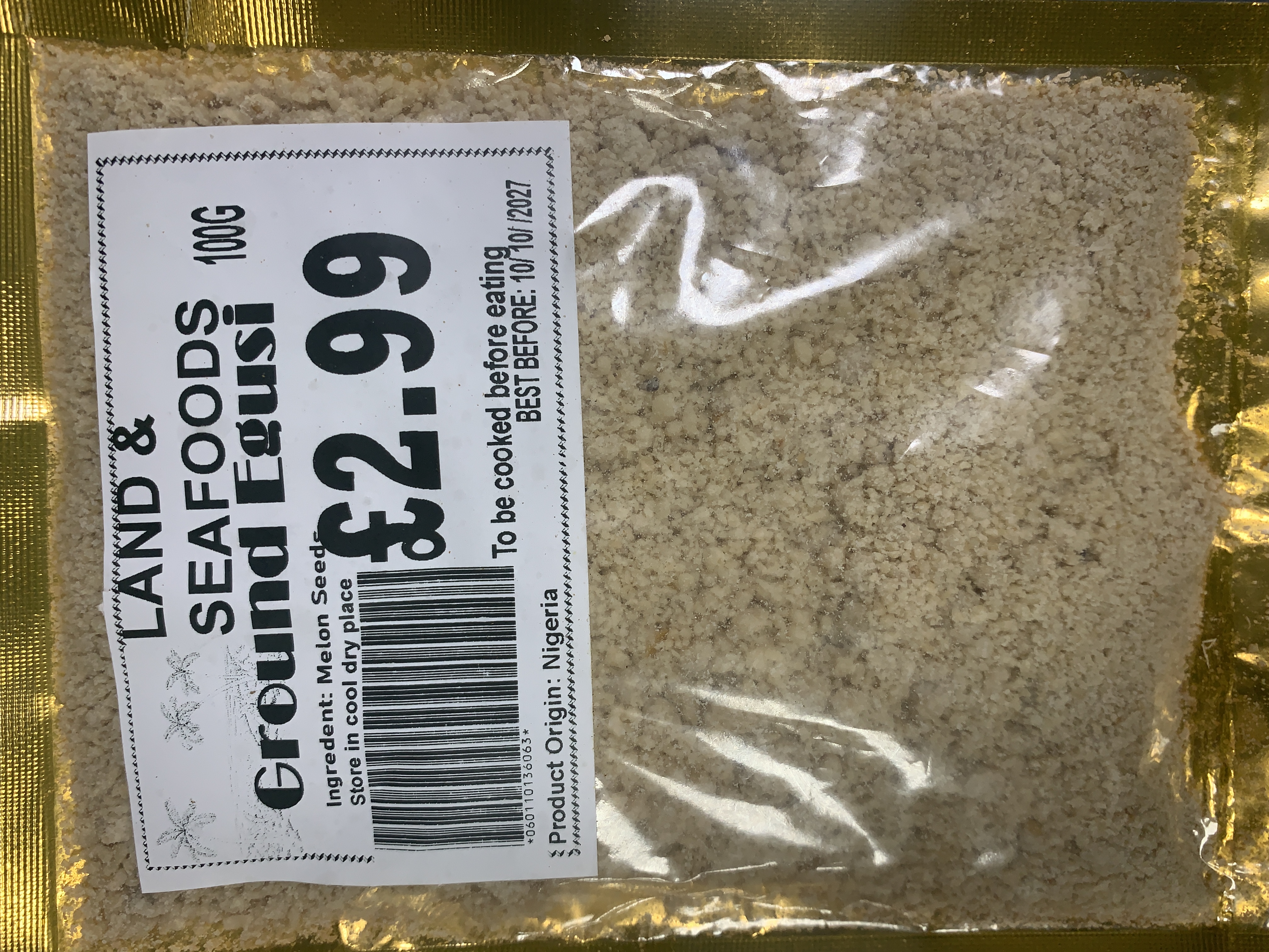 Land & Sea Ground Hot Chilli 120g