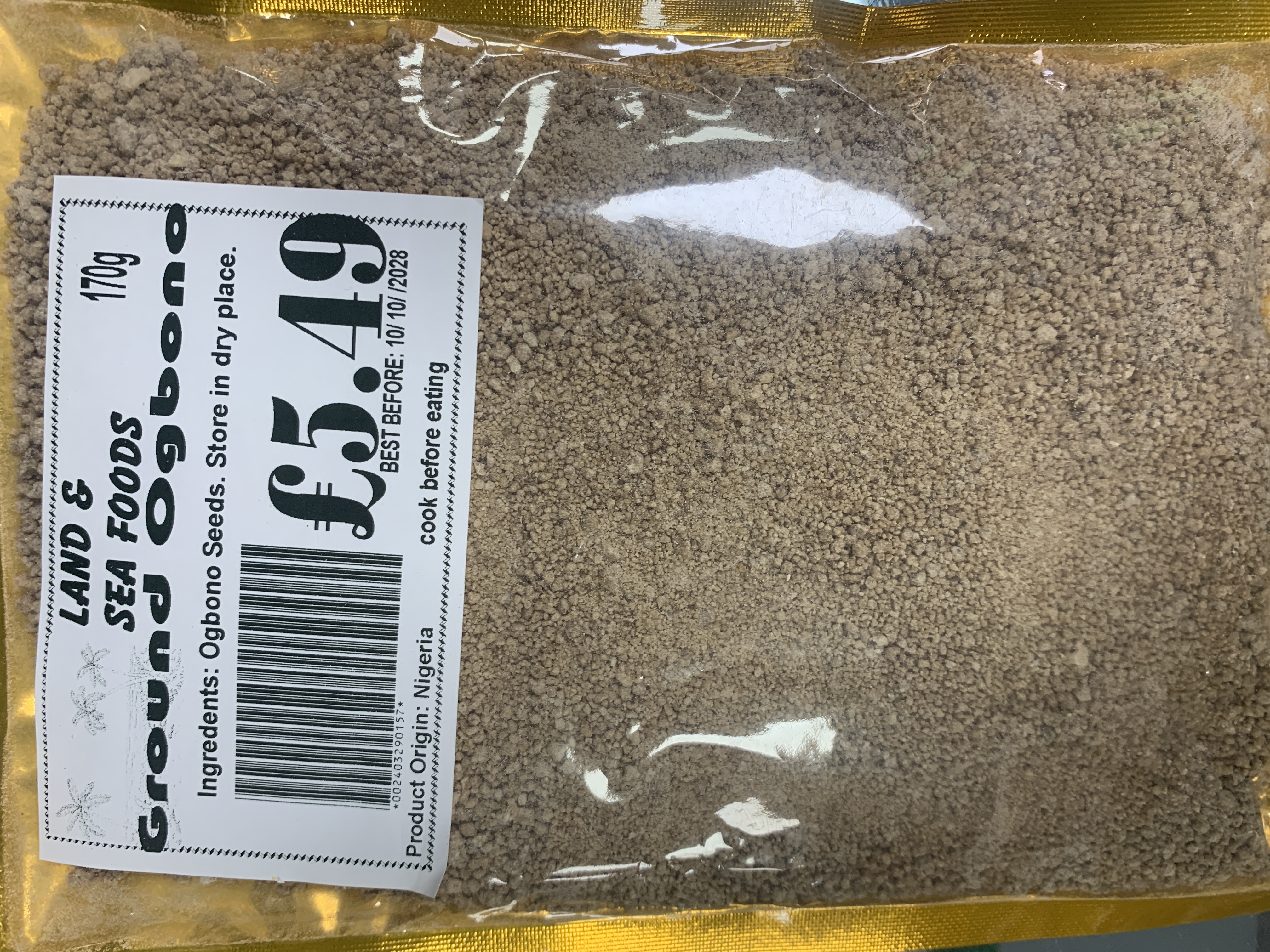 Land & Sea Ground Ogbono 170g