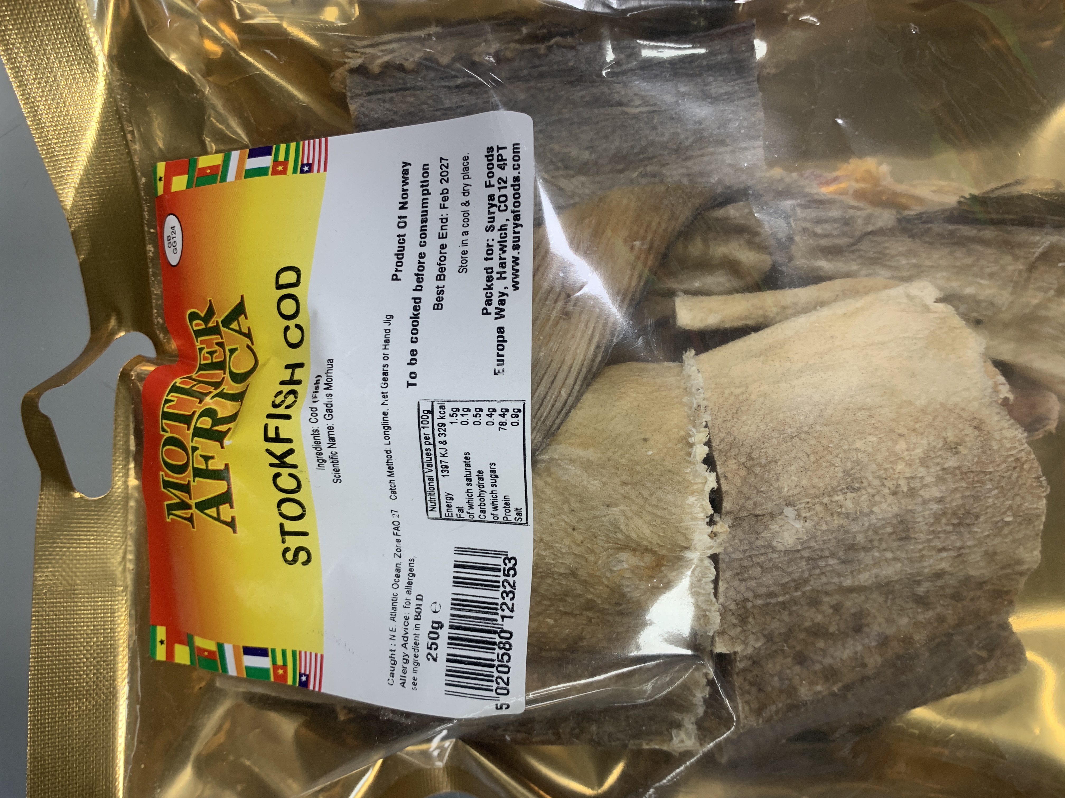 Mother Africa Dried Catfish Fillets 100g