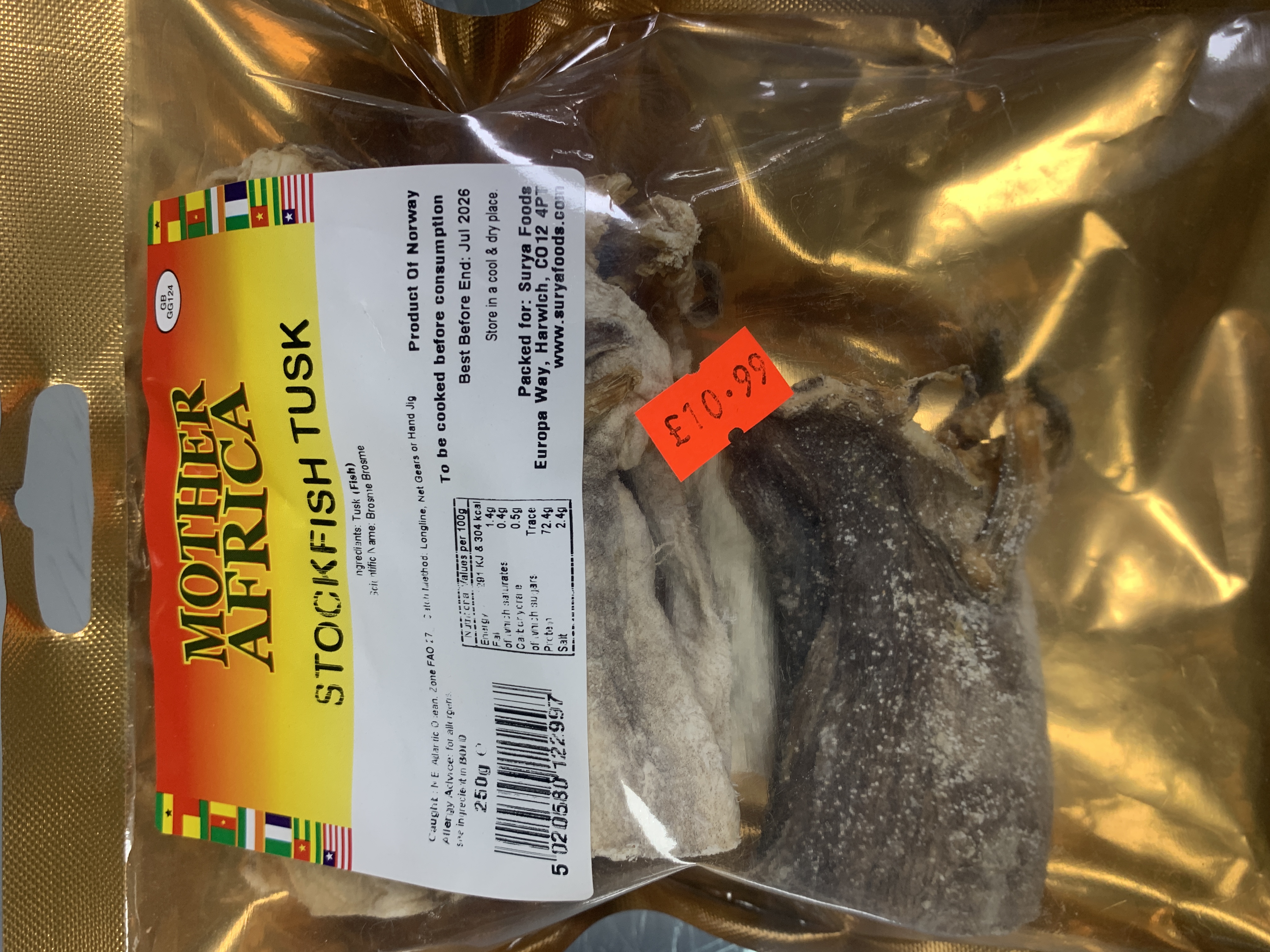 Mother Africa Stockfish Tusk 250g