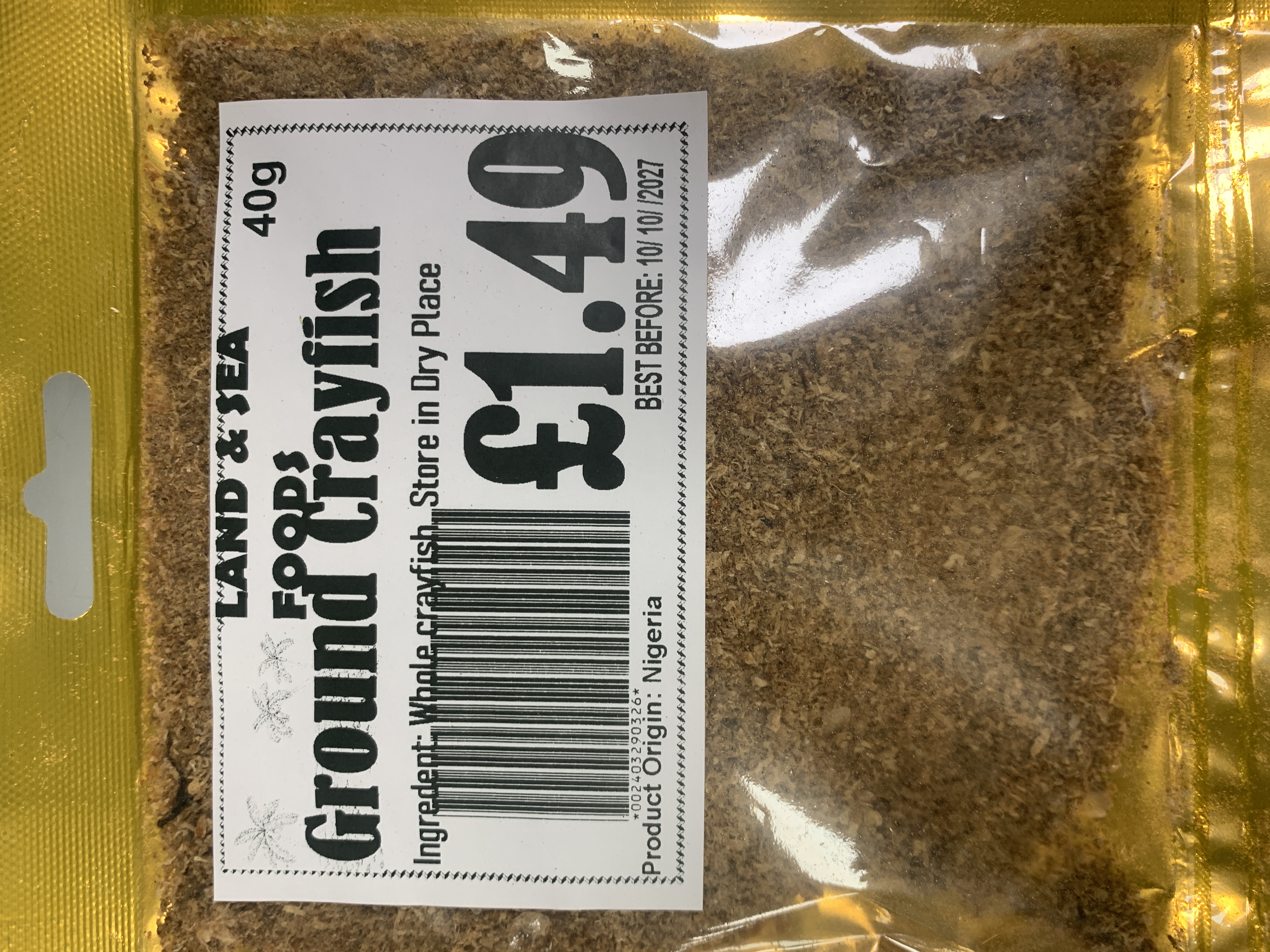 OceanGold Dehydrated Prawn 70g